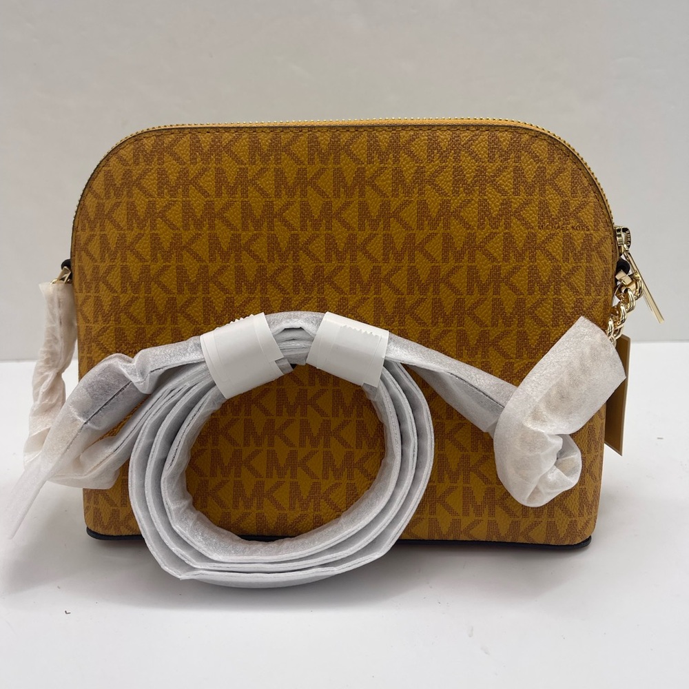 Michael Kors Jet Set Travel Md Logo Dome Crossbody XCROSS XBODY
Marigold 
NWT - Picture 6 of 16